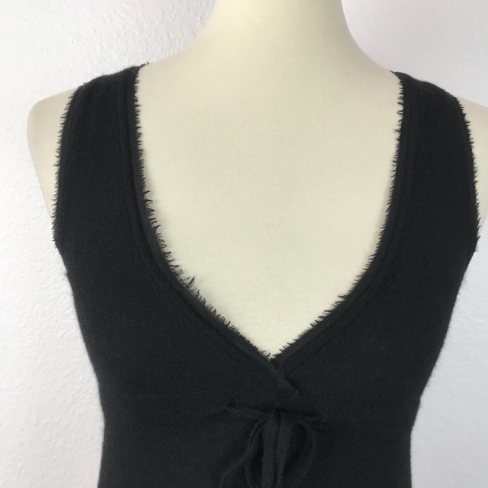 J. Crew Frayed Edge Beaded Hem Tank Top T173 - Picture 2 of 8